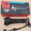 Waterproof Laser LED Tactical Flashlight With 1Km Range And Long Lasting Backup | Imported