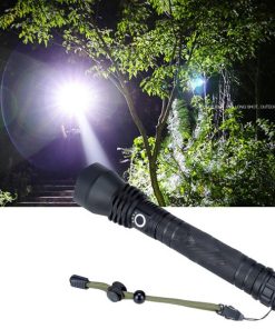 Telescopic USB Zoom Waterproof Camping Flashlight